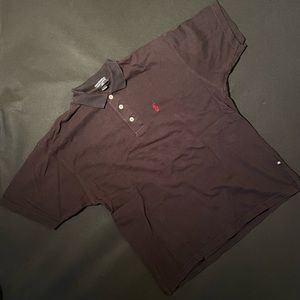 Polo black short sleeved shirt